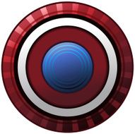 American Flag Colored Shield Vector Illustration