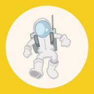 Space Astronaut theme elements vector eps10 N6