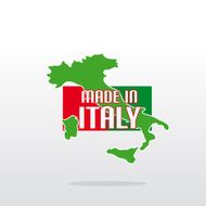 Made In Italy With Map
