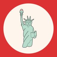 liberty statue theme elements