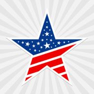 American USA star N7