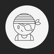 pirate line icon N3