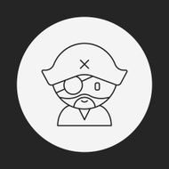 pirate line icon N5