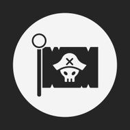 pirate flag icon N6