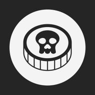 pirate coin icon N4