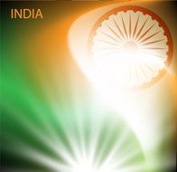 Abstract image of Indian flag holiday people N4