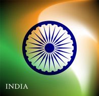 Abstract image of Indian flag holiday people N8