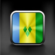 Flag of Saint Vincent and the Grenadines Vector