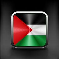 Flag of Palestine Vector Accurate dimensions element proportions and colors