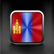Flag Mongolia Vector Accurate dimensions