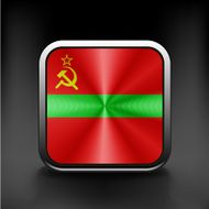 Flag of Transnistria country icon symbol emblem