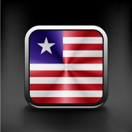 Flag of Liberia Vector Accurate dimensions