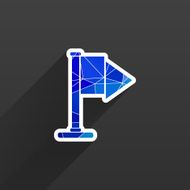 flag icon mark map sign symbol element N9