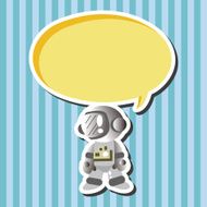 Space astronaut theme elements N14