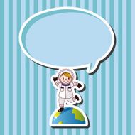 Space astronaut theme elements N16