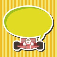 racing car theme elements vector eps N5