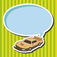 racing car theme elements vector eps N6