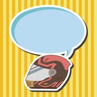 racing helmet theme elements vector eps N2