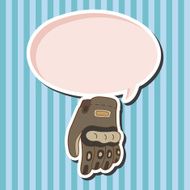 racing glove theme elements vector eps N2