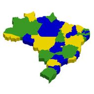 Brazil map countries N2