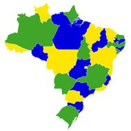 Brazil map countries N4