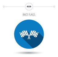 Crosswise racing flags icon Finishing symbol N8