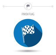 Finish flag icon Start race sign N15