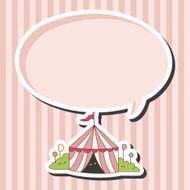 circus tent theme elements vector eps N4