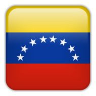 Venezuela Flag Smartphone Application Square Buttons
