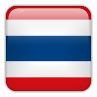Thailand Flag Smartphone Application Square Buttons