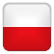 Poland Flag Smartphone Application Square Buttons