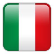 Italy Flag Smartphone Application Square Buttons