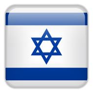 Israel Flag Smartphone Application Square Buttons