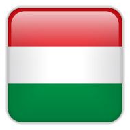 Hungary Flag Smartphone Application Square Buttons