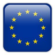 Europe Flag Smartphone Application Square Buttons