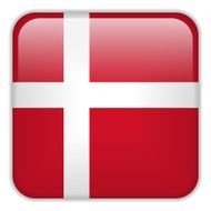 Denmark Flag Smartphone Application Square Buttons