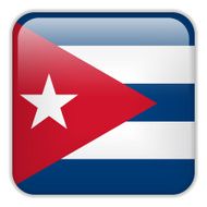 Cuba Flag Smartphone Application Square Buttons