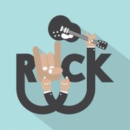 Rock Typography Design