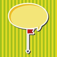 golf equipment theme elements N119