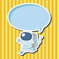 Space astronaut theme elements N17