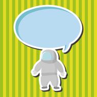 Space Astronaut theme elements vector eps10 N10