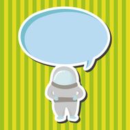 Space Astronaut theme elements vector eps10 N11