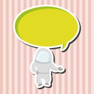 Space Astronaut theme elements vector eps10 N12