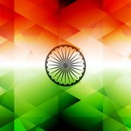 Indian flag stylish texture illustration