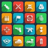 Weapons and ammunition icons
