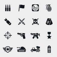 Vector war icons