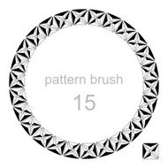 round pattern decor frame