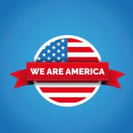 We are USA badge