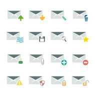 Mail icon set N2