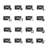 Mail icon set N3